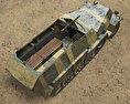 Sd.Kfz. 251 3D 모델  top view