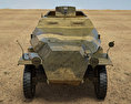 Sd.Kfz. 251 3D 모델  front view