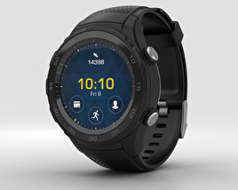 Huawei Watch 2 Carbon Black 3D модель