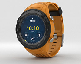 Huawei Watch 2 Dynamic Orange 3D model