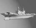Cavour aircraft carrier 3d model