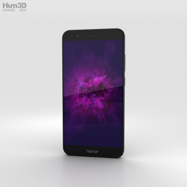 Huawei Honor 8 Pro Negro Modelo 3D