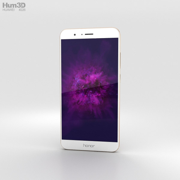 Huawei Honor 8 Pro Gold 3D модель