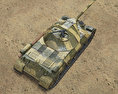IS-3 3D 모델  top view