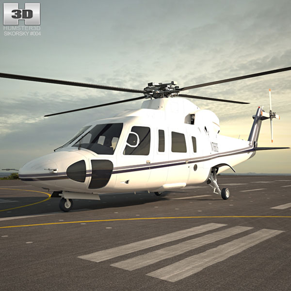 Sikorsky S-76 3D 모델 