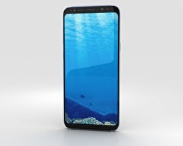 Samsung Galaxy S8 Plus Coral Blue 3D 모델 