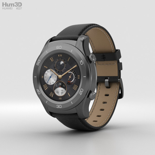 Huawei Watch 2 Classic 3D модель