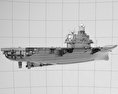 Авианесущий крейсер Адмирал Кузнецов 3D модель