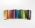 Crayons de couleur Modèle 3d