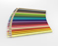 Crayons de couleur Modèle 3d