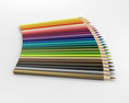 Lápis de cor Modelo 3d