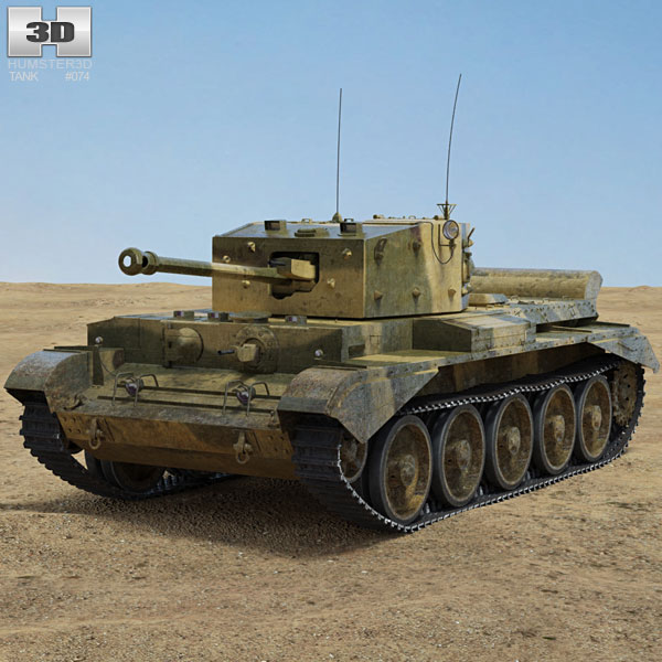 Cromwell tank 3D model