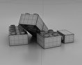 レゴブロック 3Dモデル