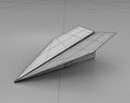紙飛行機 3Dモデル
