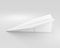 Бумажный самолетик 3D модель