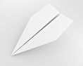 Avião de papel Modelo 3d