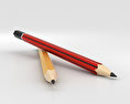 Bleistift 3D-Modell