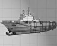 Dixmude Flugzeugträger 3D-Modell