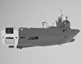 Dixmude aircraft carrier 3d model