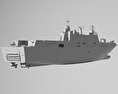 Juan Carlos I amphibious assault ship 3d model