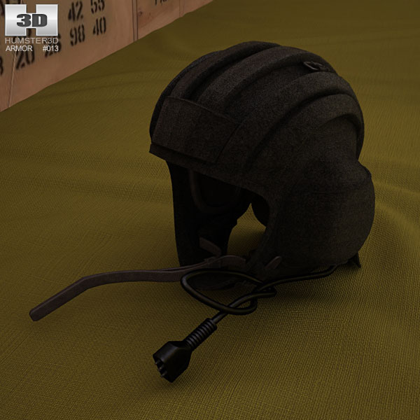 Soviet Tank Summer Helmet 3D model