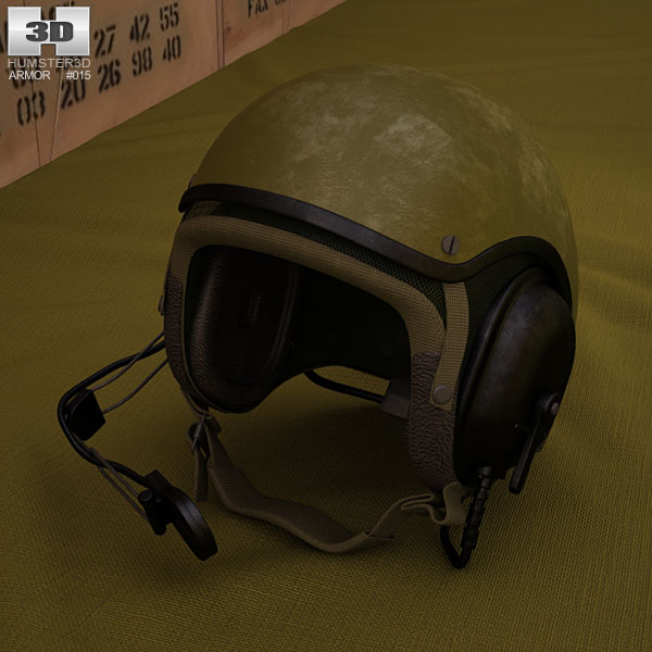 Американський танковий шолом 3D модель