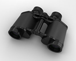 쌍안경 3D 모델 