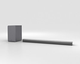 LG SJ6 Soundbar 3D 모델 