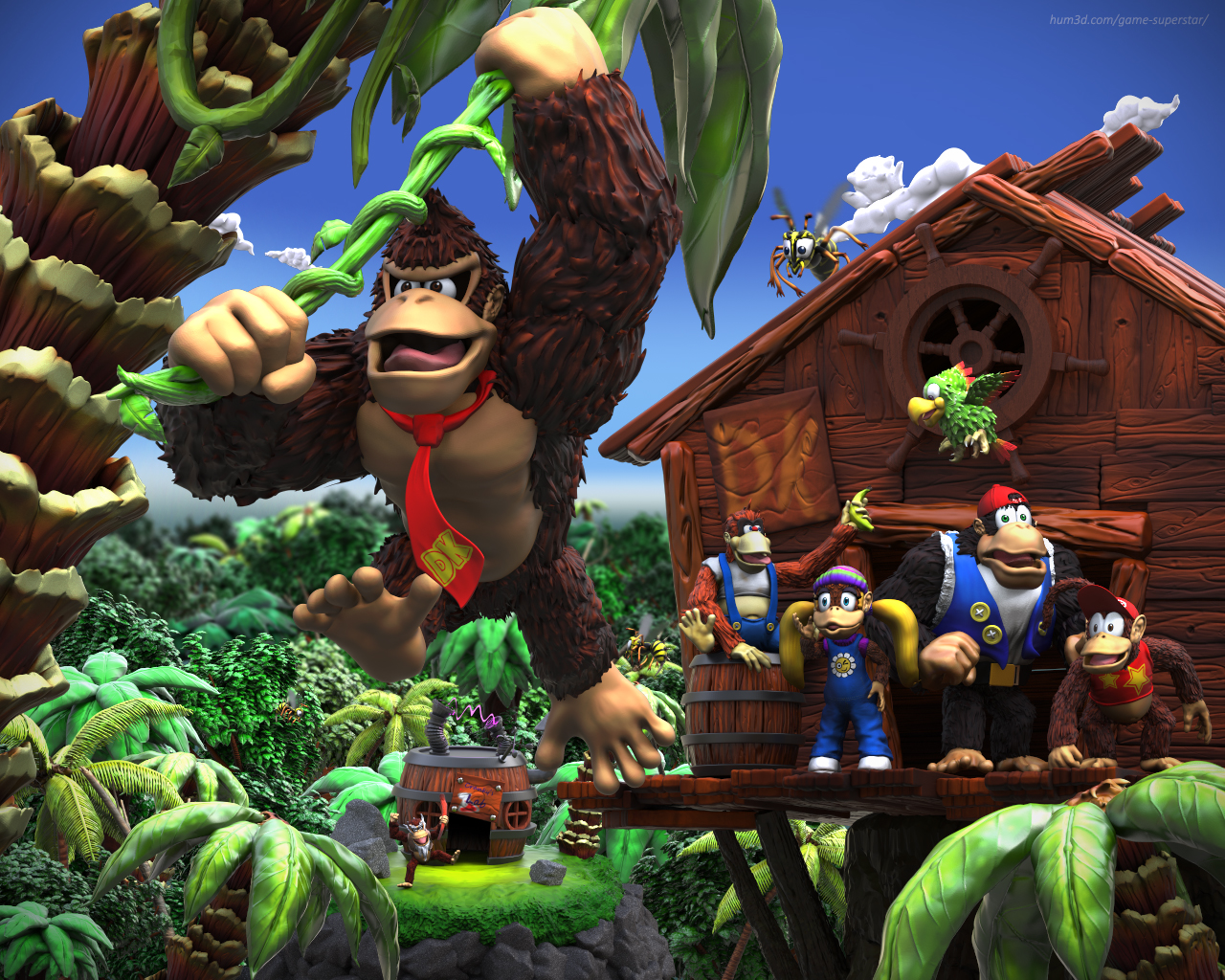 Another day for the DK Crew 3d art