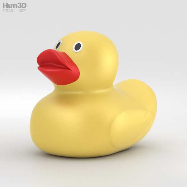 Canard en caoutchouc Modèle 3D