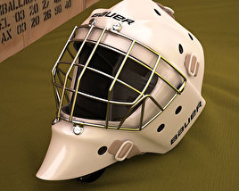 Maschera da portiere di hockey Modello 3D