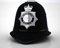 Capacete Britânico De Oficial De Polícia Modelo 3d