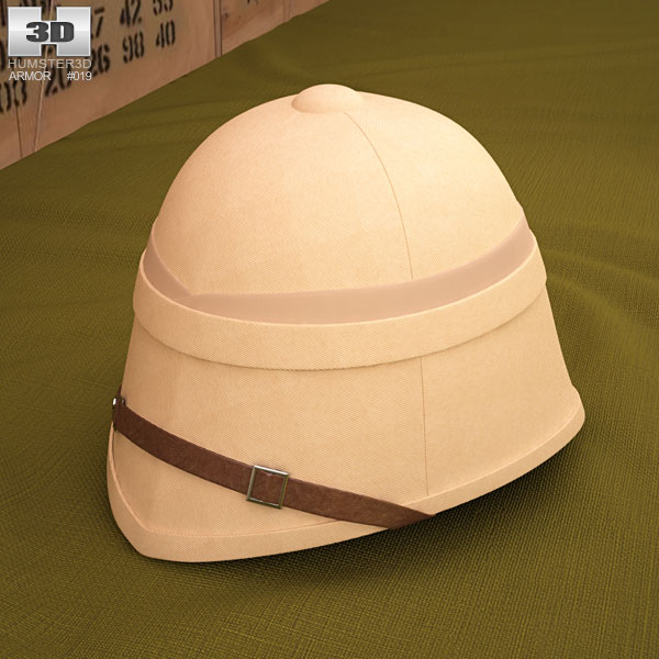 Pith Helmet 3D model