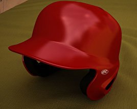 Baseball Batting Helmet 3D model