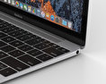 Apple MacBook (2017) Silver 3D-Modell