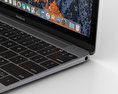 Apple MacBook (2017) Space Gray Modelo 3d