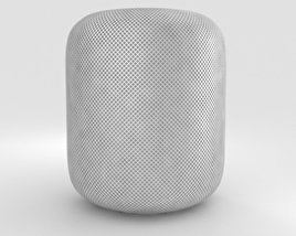 Apple HomePod 白い 3Dモデル