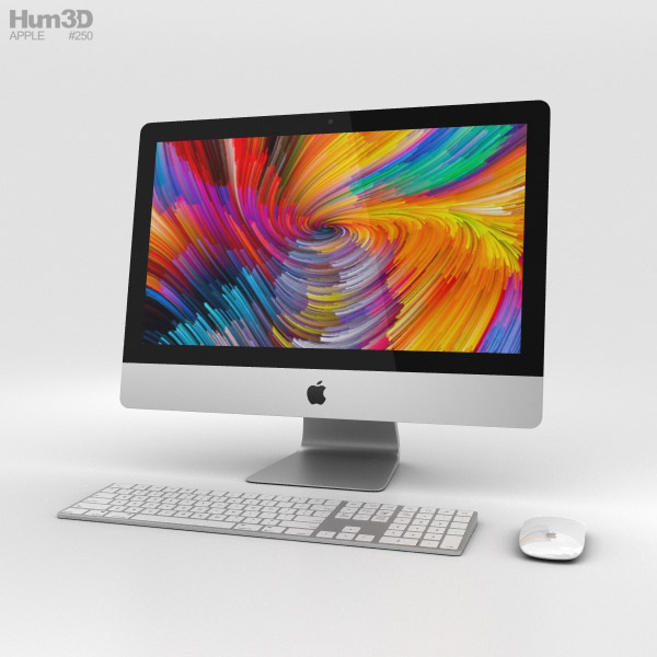 Apple iMac 21.5-inch (2017) Retina 4K Modello 3D
