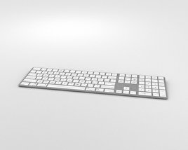 Apple Magic Teclado con teclado numérico Modelo 3D