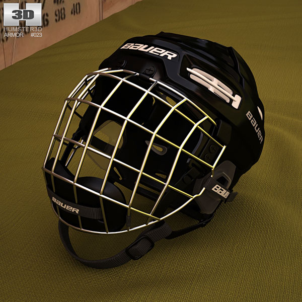 ホッケー ヘルメット 3Dモデル