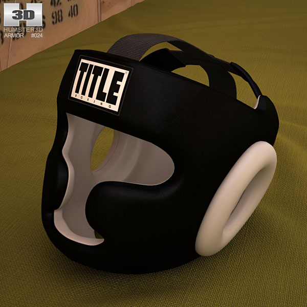 Боксерский тренировочный шлем 3D модель