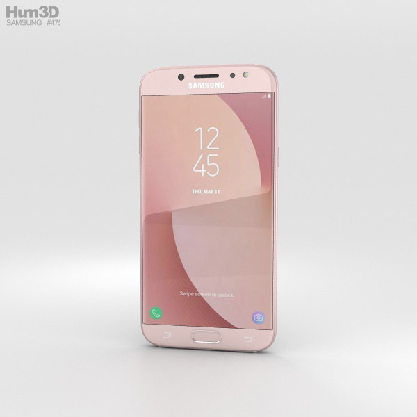 Samsung Galaxy J7 (2017) Pink 3D model