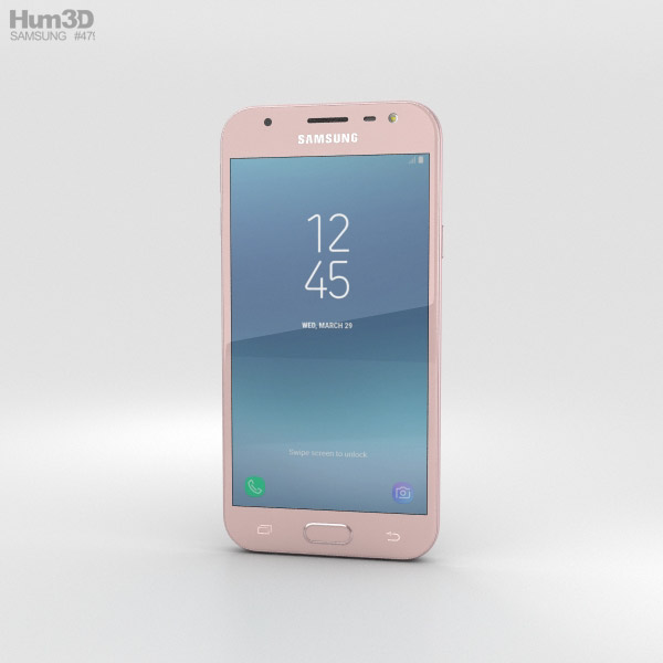 Samsung Galaxy J3 (2017) Pink Modello 3D
