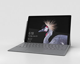 Microsoft Surface Pro (2017) Platinum 3D model
