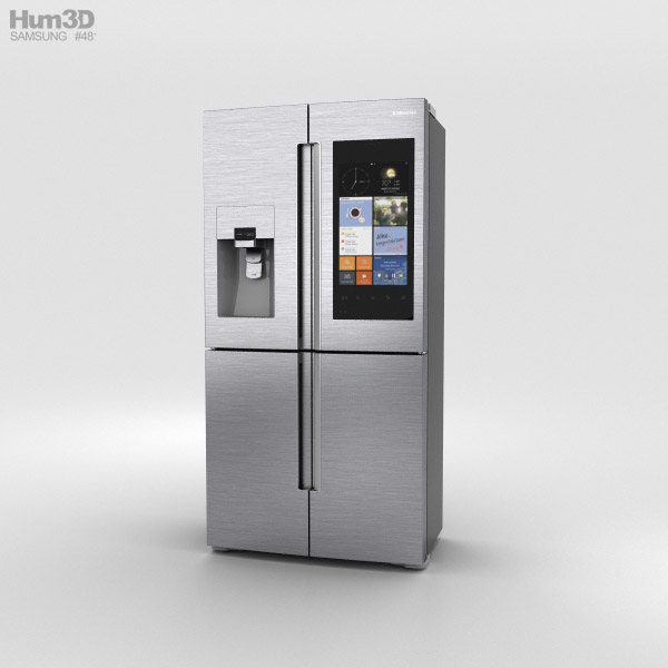 Samsung Smart Hub Réfrigérateur Modèle 3D