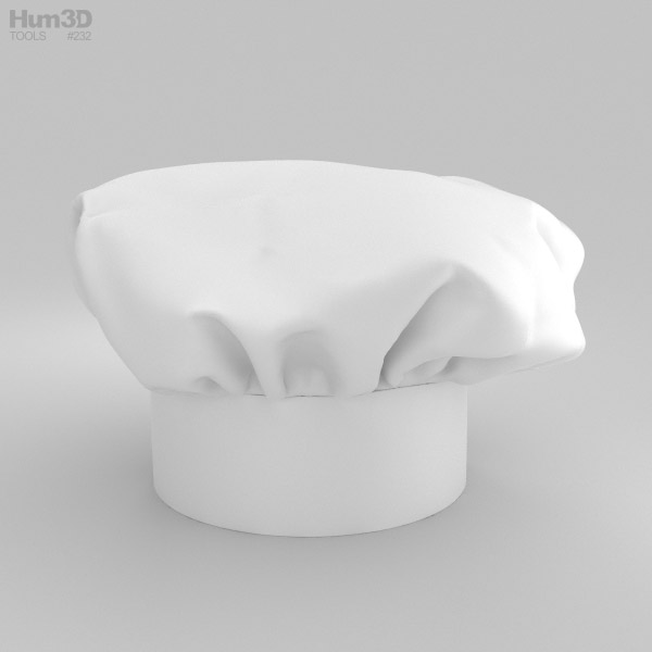 Chef Hat 3D model
