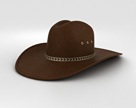 Ковбойський капелюх 3D модель