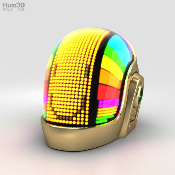 Daft Punk Volpin 头盔 3D模型