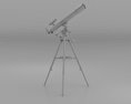 望远镜 3D模型