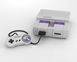 Nintendo SNES Modelo 3d